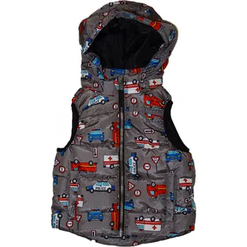 Dámská vesta Vesta zateplená s motivem záchranářů. 122 - 128