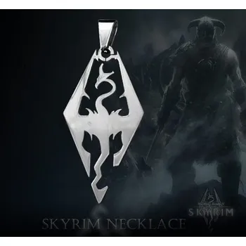 Počítačová hra řetízek The Elder Scrolls V Skyrim (ocel)