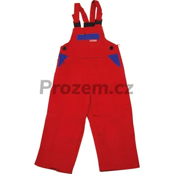 Dívčí kalhoty Dětské laclové kalhoty, červené