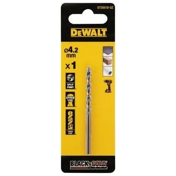 Příslušenství k nářadí DeWALT DT20518 HSS-G vrták do kovu BLACK&GOLD 4,2mm