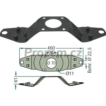 Držák nože pro rotační sekačku (131148), 1kus