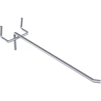 Prodejní regál Jednoháček 100 mm - jednoháčky do děrovaných panelů regálu SU5 | Wexta.cz