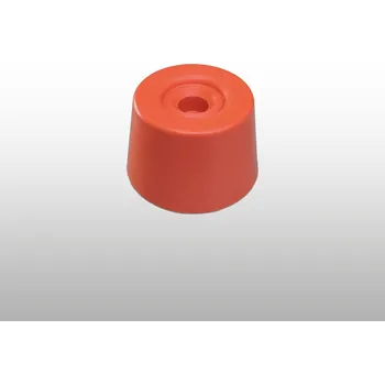 Zarážka velká Ø 38x26 mm ČERVENÁ - K2/1240Č