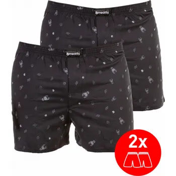 Boxerky trenýrky Meatfly Agostino Boxershorts 2024 G Black Sanchez M