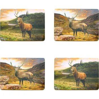 prostírání Leonardo, Anglie Leonardo - Korkové prostírání pro myslivce "Jelen" /29*22 cm/ - 4 ks