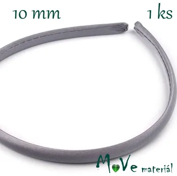 Čelenka jednoduchá potažená šedá 10mm