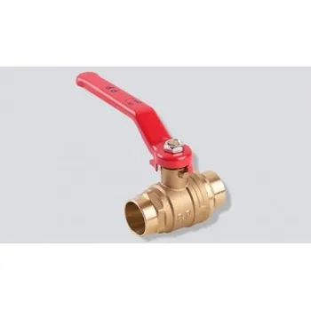 Ventil 28 kulový kohout s koncovkami pro pájení, T = -20 - 120°C