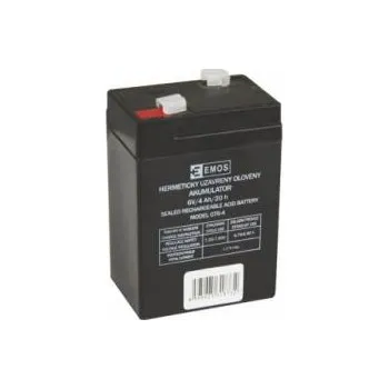 Záložní baterie Akumulátor solární systémy, nouzové osvětlení, zabezpečovací systémy 6V 4Ah