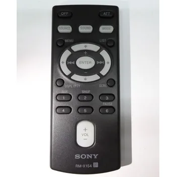Dálkový ovladač Sony RM-X154 dálkový ovladač