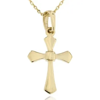 Přívěsek Zlatnictví U Kostela Zlatý přívěsek křížek 2841ž 519928570