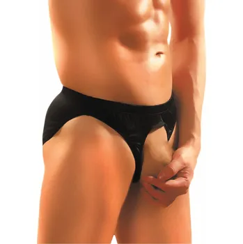 Pánské erotické prádlo Male Power Pouchless Brief Black