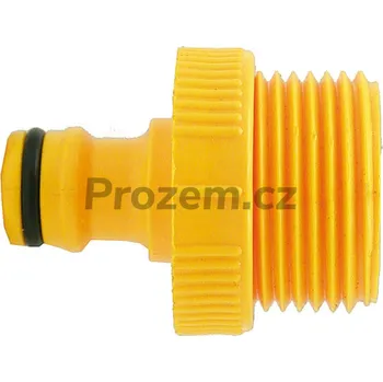 Kohoutový přípoj na hadici, plastový, vnější závit