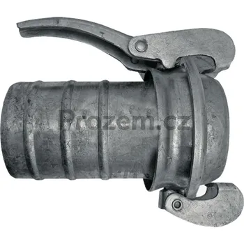 Gola hlavice Samec/V-díl Bauer 3 1/2"/89 mm s hadicovým nátrubkem 3 1/2"/89 mm