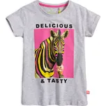 Dívčí tričko z BIO bavlny LEMON BERET DELICIOUS šedé Velikost: 176