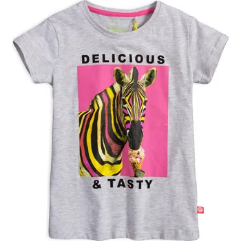 Dívčí tričko Dívčí tričko z BIO bavlny LEMON BERET DELICIOUS šedé Velikost: 176