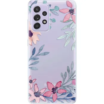 Odolné silikonové pouzdro iSaprio - Leaves and Flowers - Samsung Galaxy A52/A52 5G