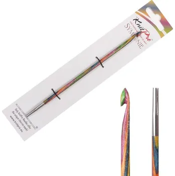 Jehlice Tuniský háček KnitPro Symfonie 4,5 (Tuniský vyměnitelný drěvěný háček Symfonie 4,5 mm)
