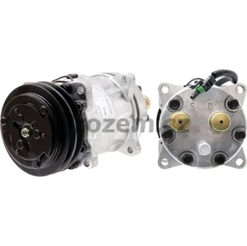 Kompresor klimatizace Kompresor klimatizace pro Goldoni, Hürlimann, Deutz-Fahr, Lamborghini, Massey Ferguson, Renault, 12 V, 001103234, 3550921M91, 4234471M1