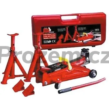 zvedák Pojízdný hydraulický zvedák 2t, 5-dílný set