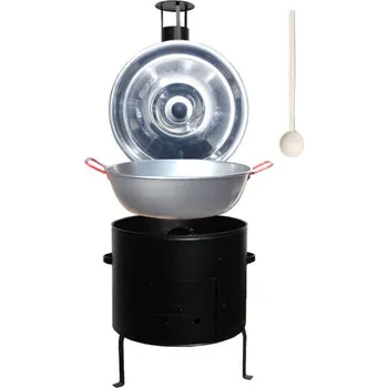 Pánev Pánev paella (WOK) 36 cm + kovová kotlina 36 cm GARCIMA VALENCIANA