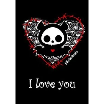 Seriál pohlednice Skelanimals Diego I love you - dárková karta