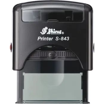 Razítko Shiny S-843 New Printer Line Barva: Černá