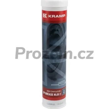 Plastické mazivo Vysokoteplotní mazací tuk Kramp EP NLGI 2, vysokoteplotní vazelína, kartuše (patrona) 400 g