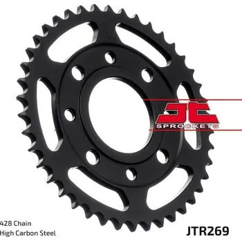 Řetězová sada pro motocykl rozeta zadní 51z, řetěz 428 - YUKI 125 SM ,Kymco