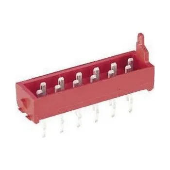 Elektrický konektor TE Connectivity Micro-MaTch pinová lišta (standardní) 12, rozteč 1.27 mm, 8-215464-2, 1 ks