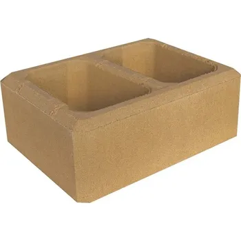 Plot Betonový plot Simple Block sloupková tvarovka HX 1/30/AF 40 x 30 x 15 cm okrová