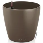 Samozavlažovací květináč Lechuza Classico Color plast Ø 35 x 33 cm hnědý