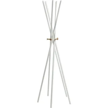 Věšák Bílý kovový věšák Kave Home Chelsey 170 cm