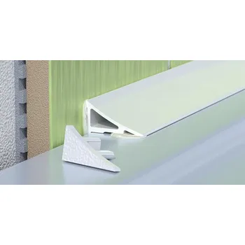 Stavební profil HAVOS Vanový profil bez lepicí pásky 2 m bílý