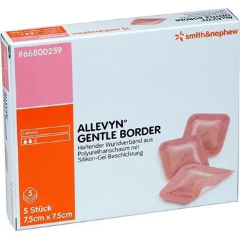 PROMEDICA Allevyn Gentle Border pěnové krytí 17,5x17,5cm/10ks