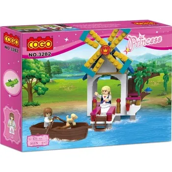 ostatní stavebnice COGO Princess stavebnice Vyjížďka na loďce kompatibilní 176 dílů