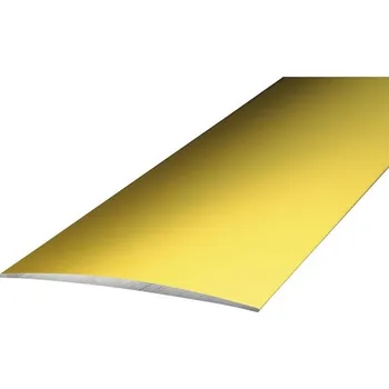 přechodová lišta ALU přechodový profil, zlatý, 1m 50mm; samolepicí