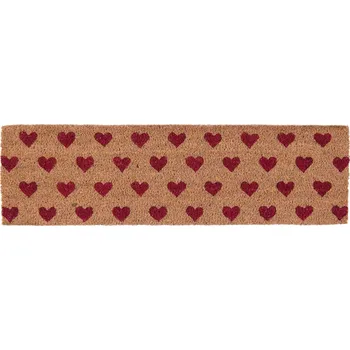 Rohožka Kokosová rohožka Hearts - 75*22*2 cm