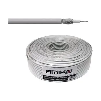 Anténní kabel Koaxiální kabel Amiko RG6-CCS / 100m / 6,8 mm