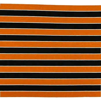 Úplet 21473, oranžovo-černý pruh, š.155