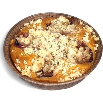 Trvanlivě pečivo Švestkový koláček bez lepku s ořechovou drobenkou, 100 g