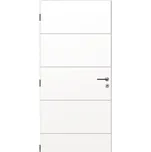Interiérové dveře Solodoor Snow 4 plné 60 L bílá