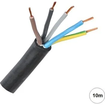Síťový kabel CGSG 5Gx6 Kabel gumový H07RN-F 5Gx6 mm, délka 10 m (H07RN-F 5Gx6 - 10)