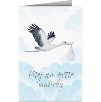 Přání k narození - Vítej na světě - chlapeček