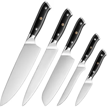 Kuchyňský nůž XITUO 5 dílná sada kuchyňských nožů 5Cr15MoV