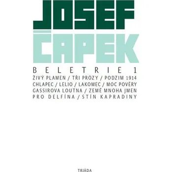 Kniha Beletrie 1 - Josef Čapek (E-Kniha)