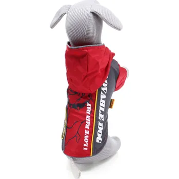 Obleček pro psa Vsepropejska Alba sportovní pláštěnka pro psa Barva: Červená, Délka zad (cm): 20, Obvod hrudníku: 32 - 36 cm