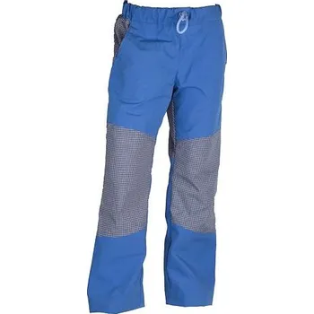 Fantom Letní BAVLNĚNÉ kalhoty s KOSTKOU - MODRÉ+NAVY/BÍLÁ KONFEKČNÍ VELIKOST: 80