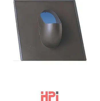 HPI Plastová prostupová taška pro krytinu Cembrit, Eternit, Capaco a šindel šablona 400 x 400 mm - pr. průchodu 100 mm Černá (ks) - množstevní sleva při odběru nad 12 000 Kč