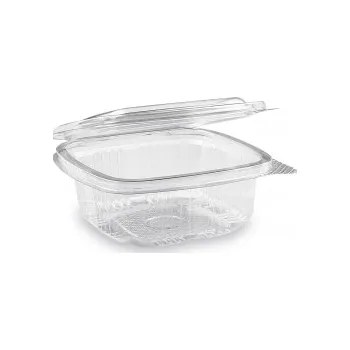Miska hranatá s víčkem 250 ml (PET) 77602