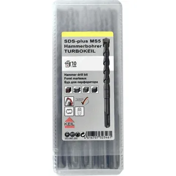 Vrták KEIL SADA 10+1 Čtyřbřit SDS + TURBOHEAD Xpro MS5 OE 8x100x160